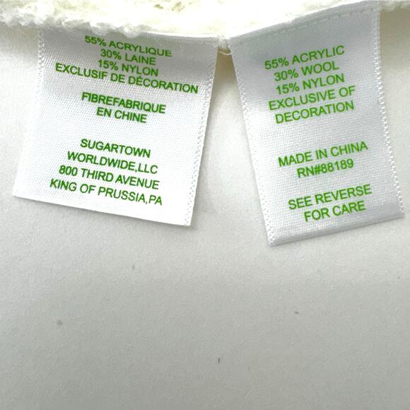 Lilly Pulitzer Yana Long Cardigan Sweater Open-Front Fringe in Coconut L NWT - Picture 9 of 10